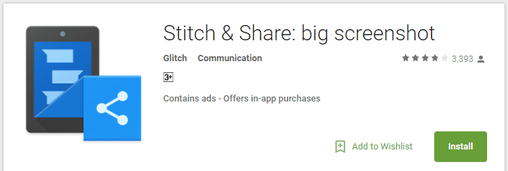 Stitch & Share: big screenshot