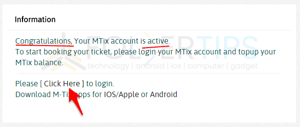 Langkah Registrasi M-Tix