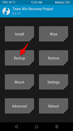 Cara Backup / Restore ROM Android dengan TWRP