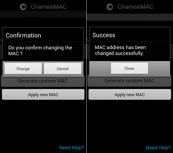 Mengganti MAC Address Android Dengan ChameleMAC