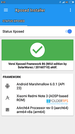 Cara Pasang (Install) XPosed Framework Redmi Note 3 Pro MIUI 9