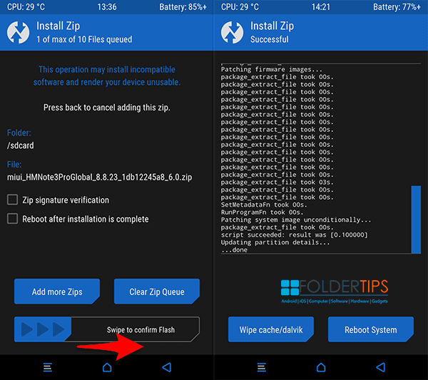 Cara Update ROM MIUI 10 Redmi Note 3 Pro (Kenzo) + FIX 4G