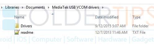 Cara Pasang / Install Drivers MediaTek USB VCOM secara Manual