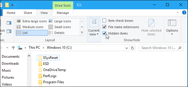Cara-Membersihkan-Sampah-di-Laptop-Windows-10-dengan-Hidden-File