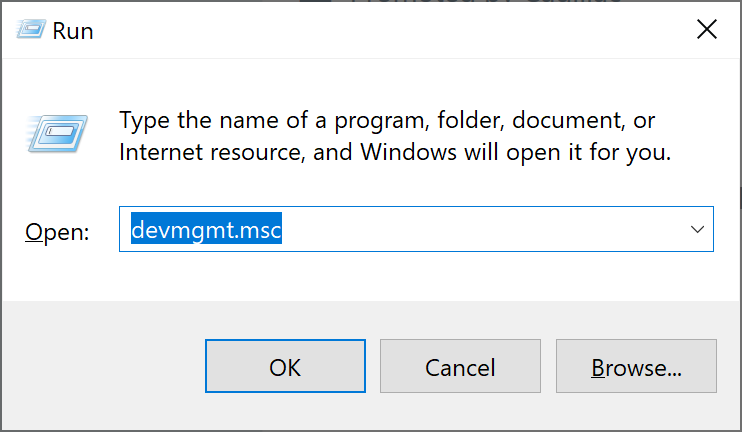 Ketik-devmgmt-Msc-pada-jendela-yang-muncul. Cara mengaktifkan scroll 2 jari Windows 10