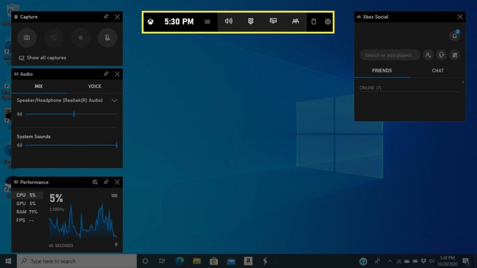 Rekam-Layar-Menggunakan-Game-Bar Cara merekam layar laptop windows 10