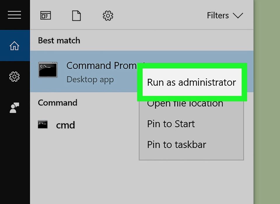 Klik-kanan-untuk-menjalankan-Command-Prompt-dan-klik-More-setelah-itu-lanjut-Run-as-administrator
