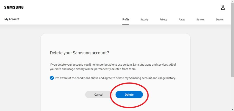 Selanjutnya-klik-tombol-bertuliskan-Delete-Account-untuk-melakukan-penghapusan-akun-Samsung