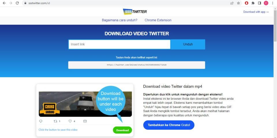Buka-langsung-web-sssTwittercom cara download video di twitter