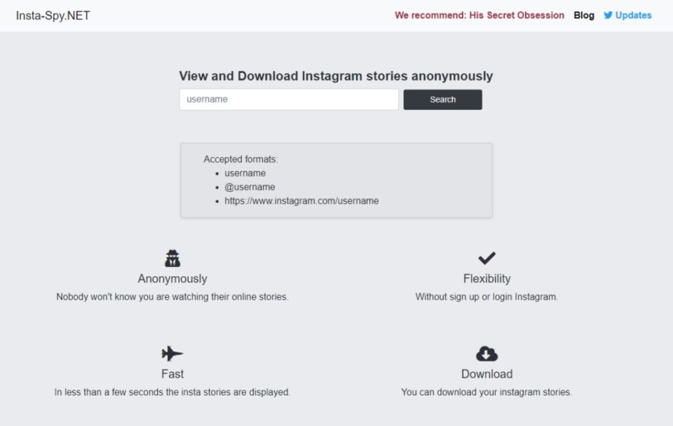 Memanfaatkan-Situs-Instaspy-net cara melihat akun instagram yang di private