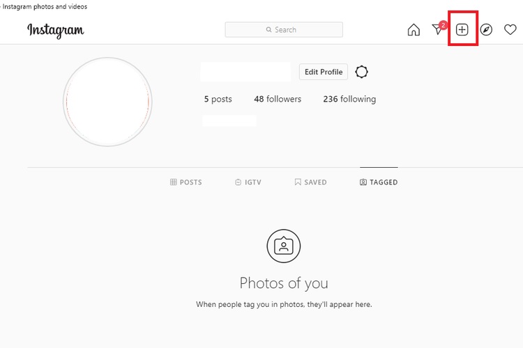 cara-upload-foto-di-Instagram-lewat-laptop-selanjutnya-dengan-klik-halaman-Profil-dan-pilih-icon-gambar-berbentuk-lingkaran-tepatnya-pada-tanda