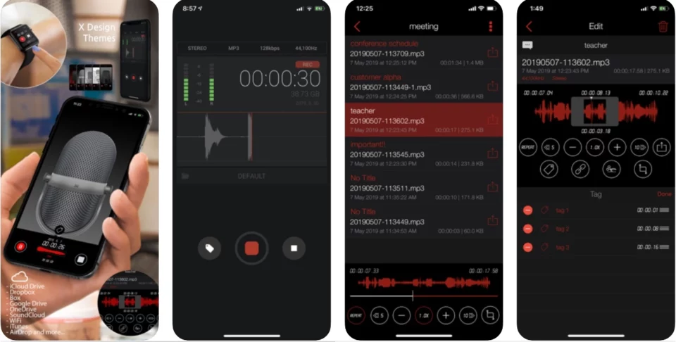 Awesome-Voice-Recorder Cara merekam suara di Iphone
