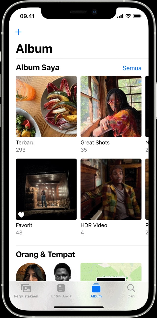 Buka-menu-Foto-kemudian-buka-Album Cara Mengembalikan Foto yang Terhapus Permanen di iPhone