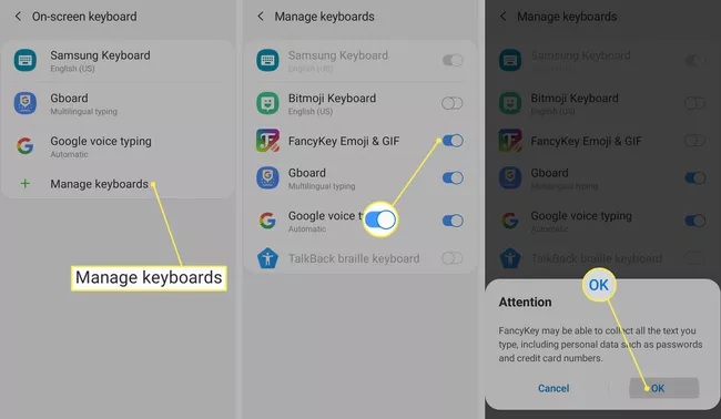 Klik-Language-and-Input-lalu-pilih-Virtual-Keyboard-kemudian-pilih-Manage-Keyboards cara mengubah emoji Android menjadi iPhone