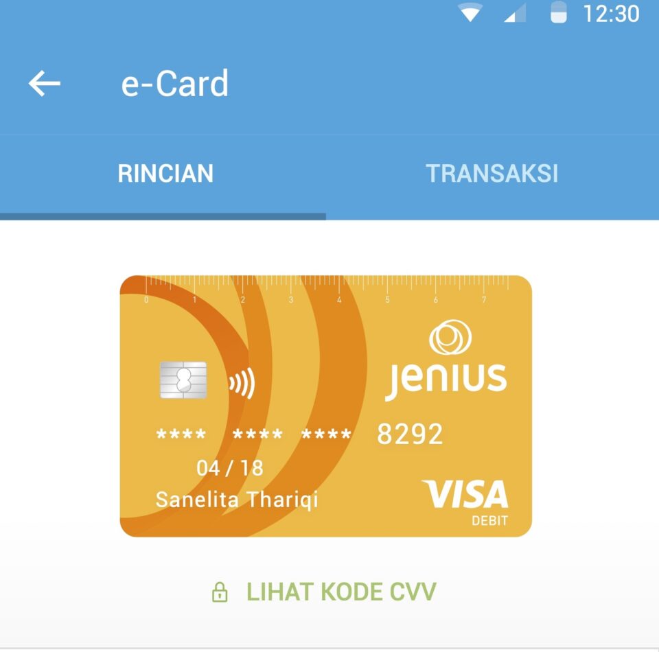 Pilih-opsi-Card-Center-kemudian-klik-E-Card-untuk-menjadikan-akun-Jenius-sebagai-kartu-kredit-untuk-pendaftaran