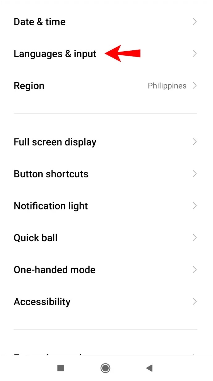 Setelah-aplikasi-diunduh-buka-menu-Settings-dan-klik-Language-Input cara mengubah emoji Android menjadi iPhone