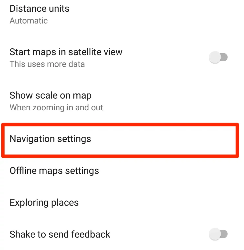 Klik-di-bagian-profil-pengguna-yang-muncul-pada-GMaps.-Lalu-lanjutkan-tap-Pengaturan-dan-pilih-menu-Pengaturan-Navigasi Cara setting ganjil genap di Google Maps iPhone
